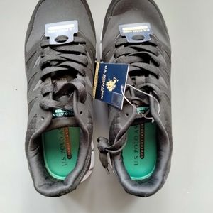 Black US Polo Tennis Shoes size 7